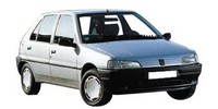 Rear window Peugeot 106