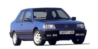 Rear window Peugeot 309