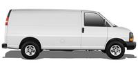Mechanisms and components of cab mounting Chevrolet Express Standart Cab VAN
