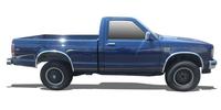 Wing lining Chevrolet S10 pickup