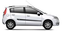Rubbers and deflectors for Hood Chevrolet Sail hatchback
