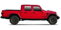 Tow bars and nozzles on towbars Jeep Gladiator pickup (JT_)