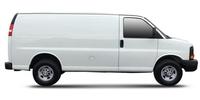 Car parts catalog Chevrolet Express 3500 double cab VAN