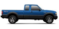 Wheels and tires Ford USA Ranger Crew cab pickup (ES)