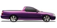 Spare parts Holden Commodore pickup (VU)