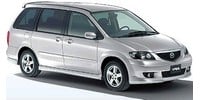Air conditioning condenser Mazda MPV II (LW)