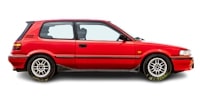Wheels and tires Toyota Corolla (E90) Coupe