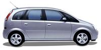 Wheels and tires Vauxhall Meriva Mk I (A)