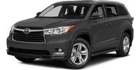 Bumper grill Toyota Highlander 3 (XU50)