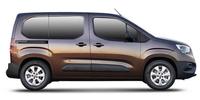 Wheels and tires Vauxhall Combo Mk 4 (E) VAN/microbus (K9)