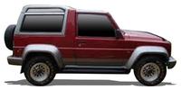 Fender covers Daihatsu Rocky Softtop (F7, F8)