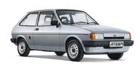 Exhaust muffler Ford Fiesta Mk2 (FBD) Hatchback