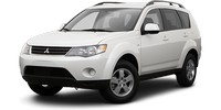 Car foot mats Mitsubishi Outlander 2 (CWW) SUV