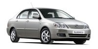 Wheels and tires Toyota Corolla (E120) Sedan