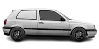 Axle beam and subframe Volkswagen Golf Mk3 (1H1) Van