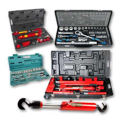 Sets of hydraulic tools