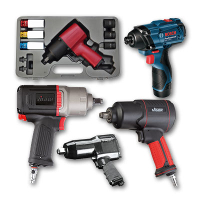 Pneumatic impact wrenches