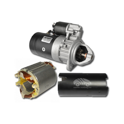 Starter motor stator
