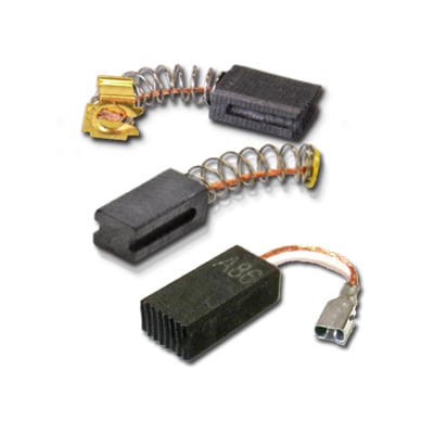 Starter motor and alternator brushes
