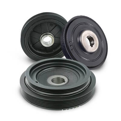 Crankshaft pulley Ford Fiesta Mk6 (B299) Hatchback