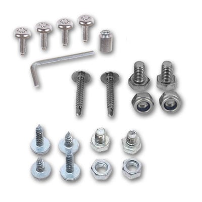 Fasteners license plates