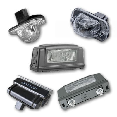 License plate light