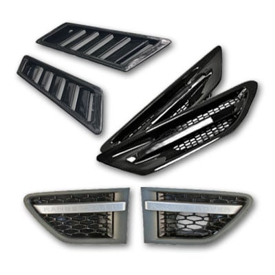 Wings ventilation grating