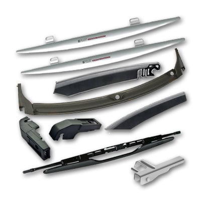 Fasteners, trim, spoiler wiper Volkswagen