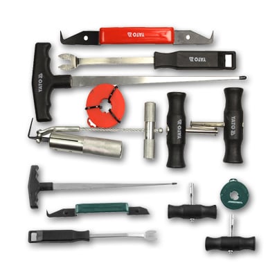 Tools for the servicing of automotive glass