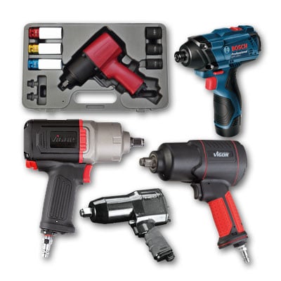 Pneumatic wrenches