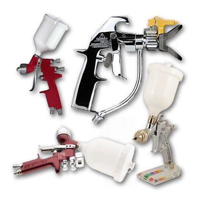 Guns and accessories for painting