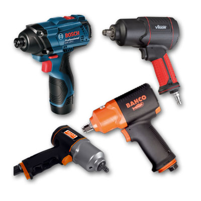 Pneumatic impact wrenches