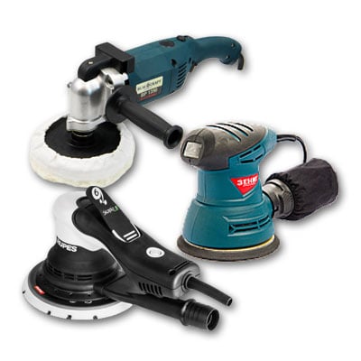 Grinding and polishing machines, electric