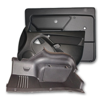 Padding and lining side panels
