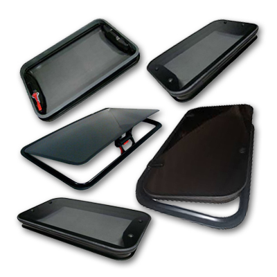 Roof hatches and components