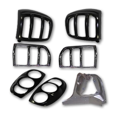 Lining and frame rear light