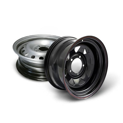 Steel wheel rims