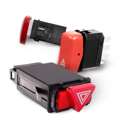 Hazard light switch Audi A6 C6 (4F2) Sedan