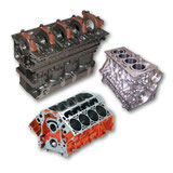 The cylinder block and its parts  