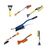 Scrapers and brushes