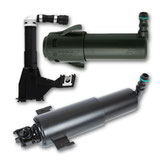 Headlight washer nozzle actuators