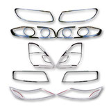 Chrome headlight covers