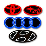 Illuminated icons and logos
