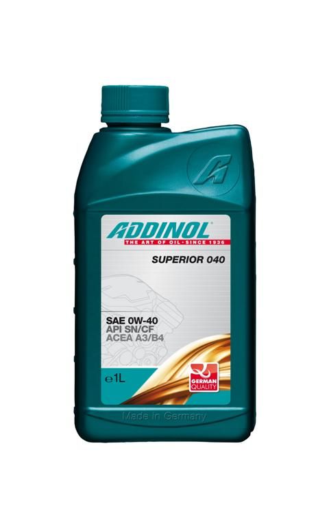 Addinol 4014766072689 Engine oil Addinol Superior 040 0W-40, 1L 4014766072689