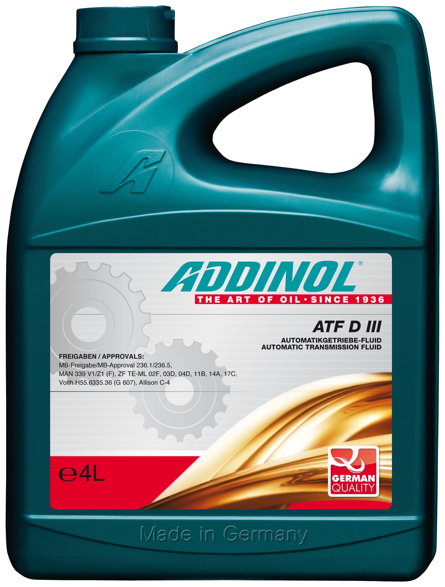 Addinol 4014766250261 Transmission oil Addinol ATF D III, 4 l 4014766250261