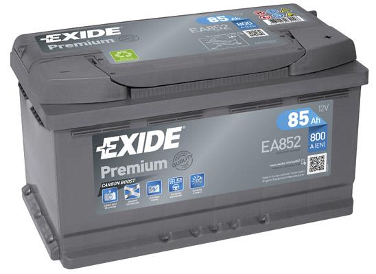 Exide EA852 Battery Exide Premium 12V 85AH 800A(EN) R+ EA852