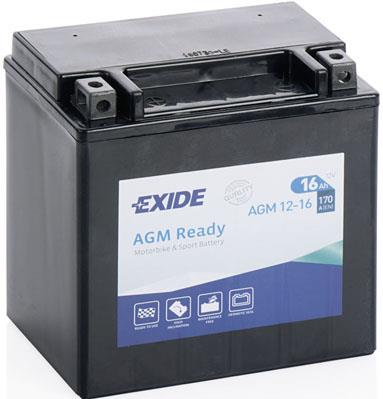 Exide AGM12-16 Battery Exide AGMReady 12V 16AH 170A(EN) L+ AGM1216