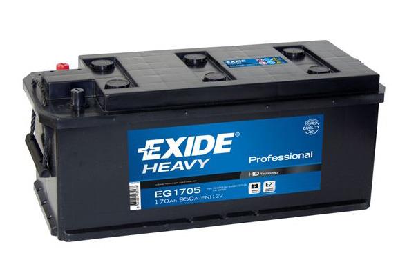 Exide EG1705 Battery Exide 12V 170AH 950A(EN) L+ EG1705
