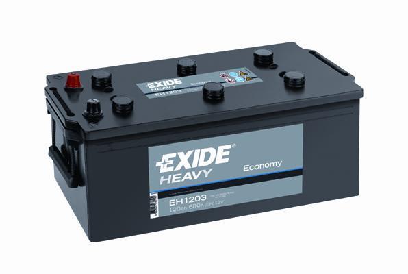 Exide EH1203 Battery Exide 12V 120AH 680A(EN) L+ EH1203