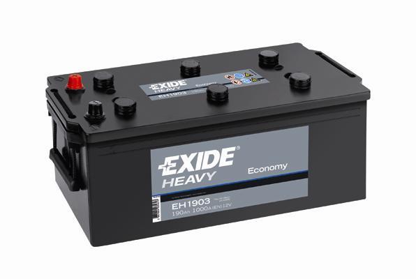 Exide EH1903 Battery Exide 12V 190AH 1000A(EN) L+ EH1903